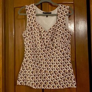 WHBM SLEEVELESS BLOUSE
